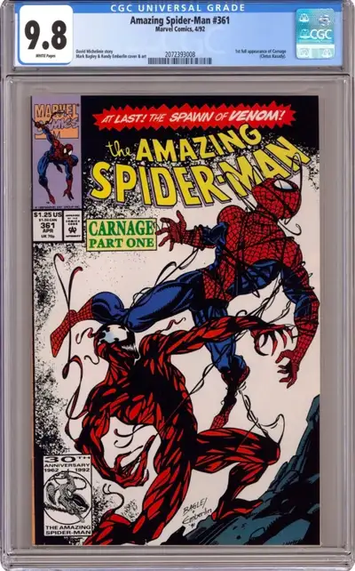 amazing spiderman 361 cgc 9.8!!, View more
