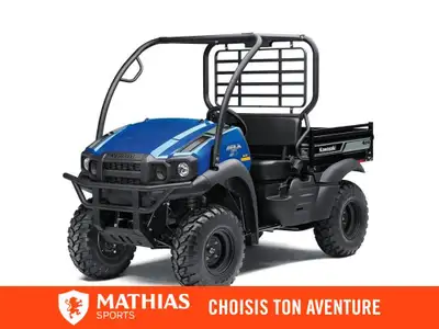Concessionnaire des véhicules neufs et d'occasion. Côte à côte KAWASAKI MULE SX 4x4 XC 2026 Emprunte...