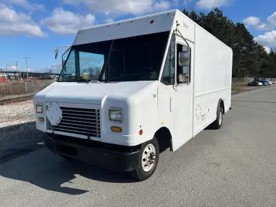 2012 Ford Econoline E450 16 Foot Cargo Step Van Dually With Rear Shelving, 5.4L, 8 cylinder, 1 door,...