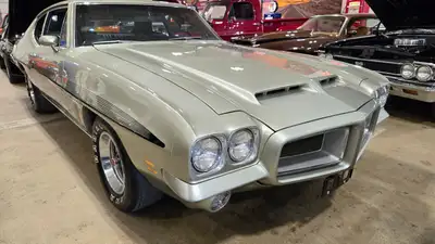 1972 Pontiac GTO 2-door post coupe. 1 of 59 built this way according to Pontiac Documents. A Barret...