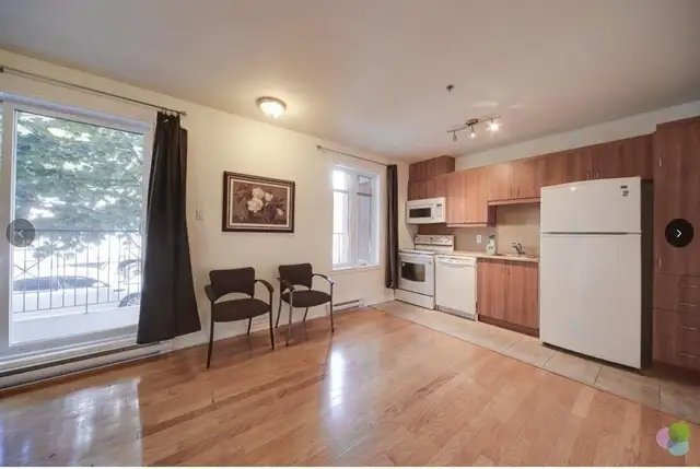 3 1/2 au rdc, semi-meublé, secteur recherché, Saint-Laurent