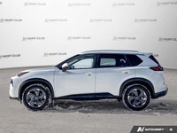 The 2024 Nissan Rogue SV Moonroof, in brilliant white, offers an elevated driving experience with on... (image 2)