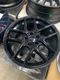 17" 5-108 (5-4.25) Ford Black Powder Coated Wheels Hamilton Ontario Preview
