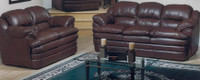 All 2 Pcs Comfortable Gel Leather-match Sofa & Love Seat
