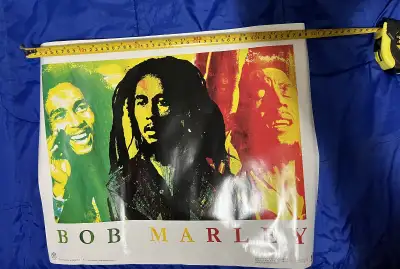Bob Marley poster 16"x19" This will be for a sealed poster I'm not sure how old it is, but the print...
