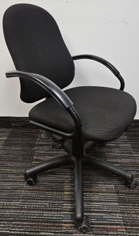 Fabric Office Chair - Black City of Montréal Greater Montréal Preview