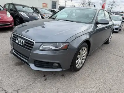 AUDI A4 2012 QUATTRO AWD 2.0T AUTOMATIQUE FULL AC MAGS EN ALUMINUM, INTERIEUR EN CUIR, TOIT OUVRANT...