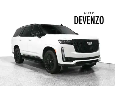 2022 Cadillac Escalade Sport 4WD DURAMAX , Crystal White TriCoat on Brandy Leather, ONYX Package, Bl...