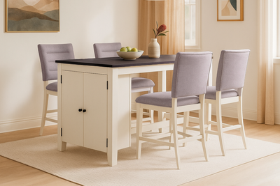 LANDON 5PC Bar Set / Kitchen Island, View more