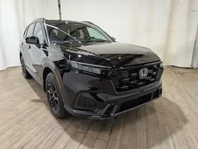 Introducing the 2026 Honda CR-V Hybrid Sport AWD in a sophisticated black, designed for those who cr...