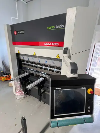 CNC SERVO PRESS BRAKE 5’ x 40 Ton 4 axis (Y1 ,Y2, X ,R), View more