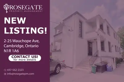 Charming 1 Bed 1 Bath Upper-Level Unit in Cambridge