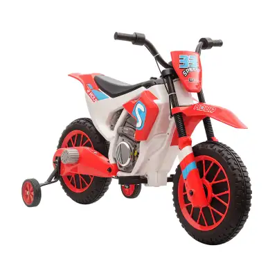 Kids Dirt Bike Battery-Powered Ride-On Electric Motorcycle with, View more