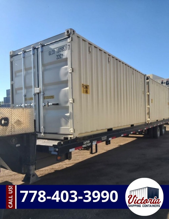 20ft Shipping Containers with DOUBLE DOORS! Tool Storage & Benches
