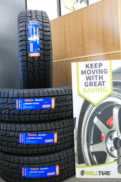Brand new tires in Calgary! Sizes: 265/70R17, 275/60R20, 185/65R15, 195/60R15, 205/60R16, 215/55R17,...