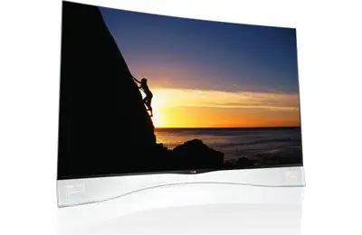 LG 55EA9800 55" curved-screen 1080p 3D OLED HDTV, View more