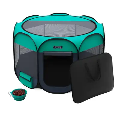 Ruff 'N Ruffus Portable Foldable Pet Playpen; bag & ... LOT# 263, View more