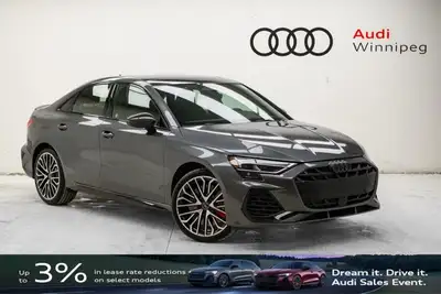 This Audi S3 Sedan boasts a Intercooled Turbo Premium Unleaded I-4 2.0 L/121 engine powering this Au...