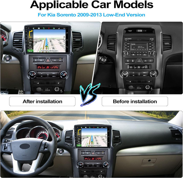 2+32GB CAMECHO Android 11 Car Stereo in General Electronics in Gatineau - Image 3