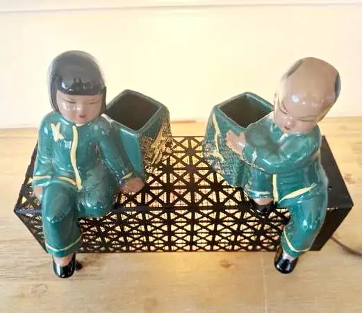 Chinoiserie Lamp Vintage lamp Oriental lamp Chinese lamp in Indoor Lighting & Fans in Markham / York Region - Image 3