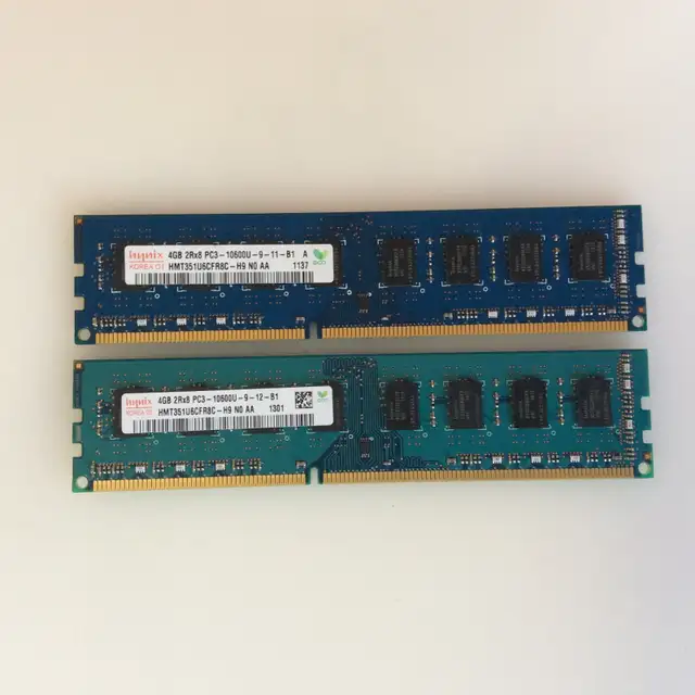 Hynix 4GB DDR3 PC3-12800U Desktop Memory Module in System Components in Mississauga / Peel Region - Image 4