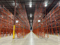 Used Redirack warehouse rack frames 30’ x 42” available for sale