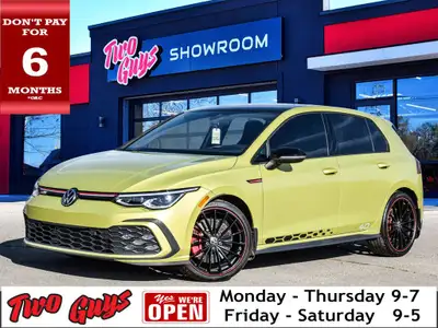 2023 Volkswagen Golf GTI 40th Anniversary Polemo Yellow w/Black Roof *NAVIGATION*, *BLUETOOTH*, *BAC...