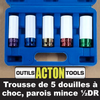 Trousse douilles à choc