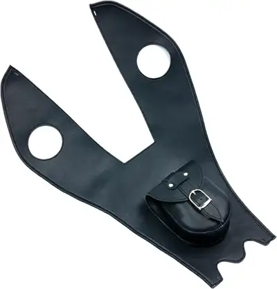 Asia create Tank Panel with Pouch Fit for Harley Softail Fatboy Heritage Tank Cover Panel Pad Chap B...