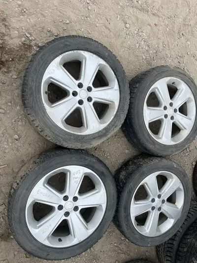 *Tire Size:215/55R18 *Season: WINTER *Tread: 65/75%approx *Bolt Pattern: 5x105 *Center Bore: 56.6mm...