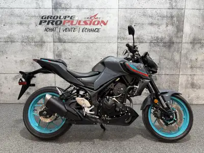 2022 Yamaha MT-03 ABS Yamaha MT-03 ABS 2022 2022 Yamaha MT-03 ABS Seulement 6300 km Pneu Arrière NEU...