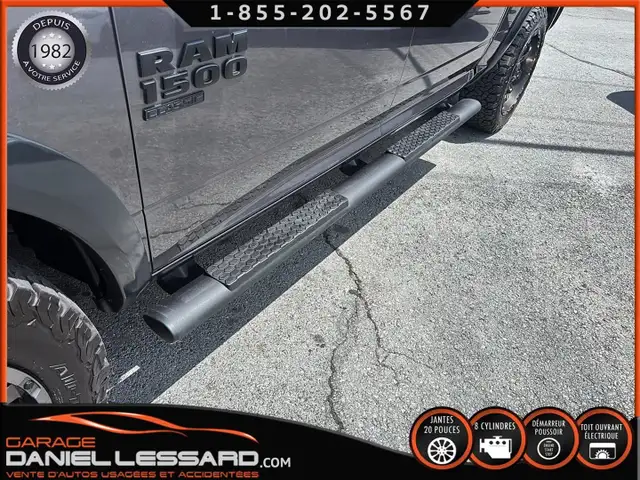 Ram 1500 Classic WARLOCK 4 X 4 CREW CAB BTE 5.7 PIEDS, HEMI 2022 in Cars & Trucks in St-Georges-de-Beauce - Image 17