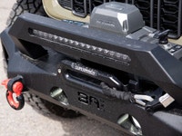 Adds: 17 Inch KMC KM727 Wrath Wheels 35 Inch Toyo Open Country A/T III Tires Mopar Reinforced Spare... (image 2)