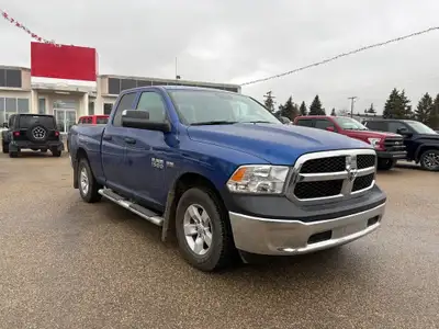 Recent Arrival! 2018 Ram 1500 ST SXT QUAD CAB | 5.7L HEMI V8 | 1 OWNER | TONNEAU CO Blue Streak Pear...