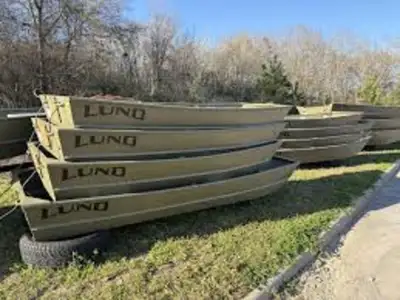 Bay Marine Sales in stock 2026 Lund 1448 Jon Boat Tiller 20'' transom 2026 Lund 1448 Jon Boat Tiller...