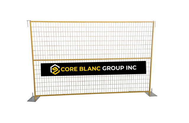 Temporary Fence Panels 4x9'6 - Core Blanc Group Inc. in Other Business & Industrial in Edmonton - Image 2