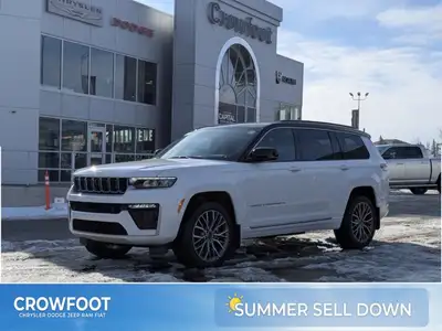 This Jeep Grand Cherokee L has a strong Intercooled Turbo Regular Unleaded I-4 2.0 L/122 engine powe...