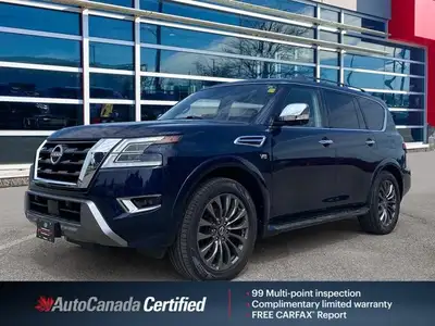 3 Coat Super Black Pearl 2022 Nissan Armada Platinum 4X4, 7-Speed Automatic, 5.6L V8, All Mode 4X4 S...