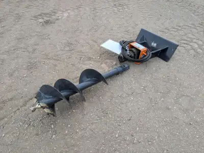 2026 WOLVERINE MAD-12-12D POST HOLE DIGGER - Skid Steer Attachment - 6 In. Drilling Diameter, 45 RPM...
