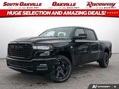 CREW CAB 4X4, FRONT HEATED CLOTH/VINYL BUCKET SEATS, DUAL-PANE PANORAMIC SUNROOF, 3.92 REAR AXLE RAT...