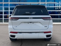 Bright White 2023 Jeep Grand Cherokee Overland 4xe 4X4, 8-Speed Automatic, 2.0 L 4 Cylinder Turbo, C... (image 4)