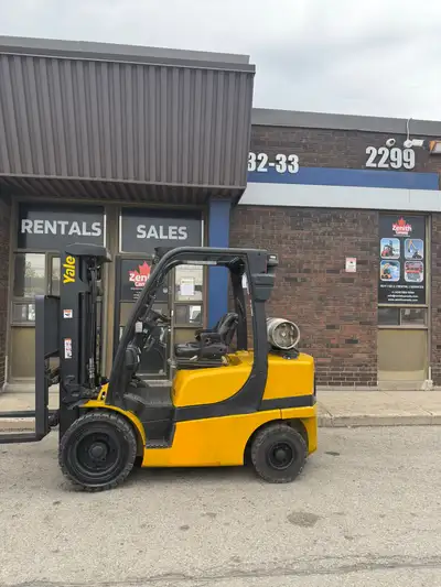 YALE FORKLIFT FOR SALE • Stock# S1120 • Type: Forklift • Year: 2019 • Make: Yale (Pneumatic Outdoor)...