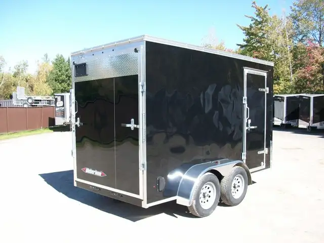 2025 Weberlane CARGO 6' X 12' V-NOSE 2 ESSIEUX 7'HT VTT VTT MOTO in Cargo & Utility Trailers in Laval / North Shore - Image 9