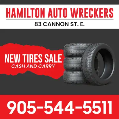 Tire Deals! 225/65/17 Joyroad $78 Each Hamilton Auto Wreckers 83 Cannon Street East 905-544-5511 Pri...