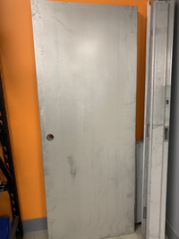 Hollow core metal commercial and industrial steel doors
