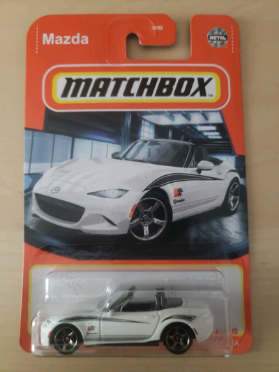 Brand new sealed Matchbox White K&N Brembo 15 Mazda MX-5 Miata $5 firm cash only