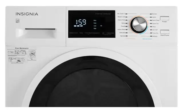 INSIGNIA 24" FRONT LOAD VENTLESS ELECTRIC DRYER $699 No Tax!628643637096971219