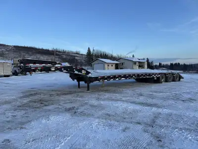 2018 Doepker RF21170-S Lowboy Trailer w/ Flip Over Neck This trailer comes with 37 ft 8 inches of us...