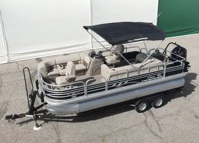 with Mercury 90 ELPT FourStroke Command Thrust Boat, Motor, Tandem Axle Brake x2 Trailstar Trailer a...