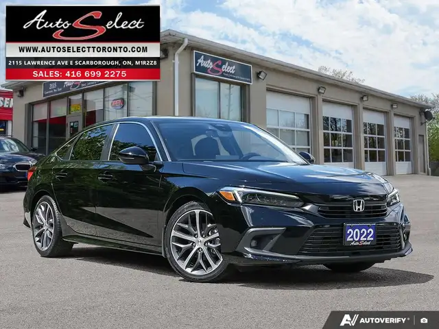 2022 Honda Civic Touring Apple Carplay - Leather - Sunroof -...